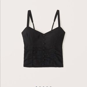 Ruched Button Through Cami